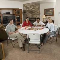 Lifetime 60-inch Round Fold-in-half Table (commercial)