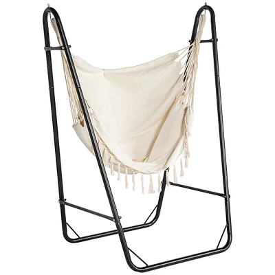 Hammock Chair With Stand Outdoor Hanging Chair