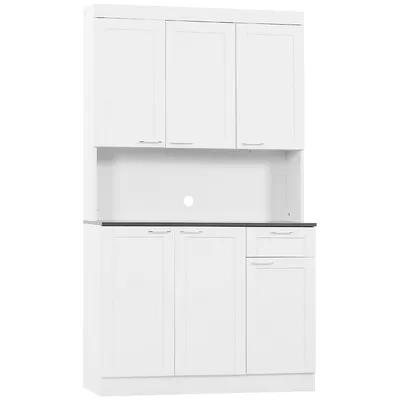 Kitchen Buffet Hutch Pantry Storage Cabinet With Drawer