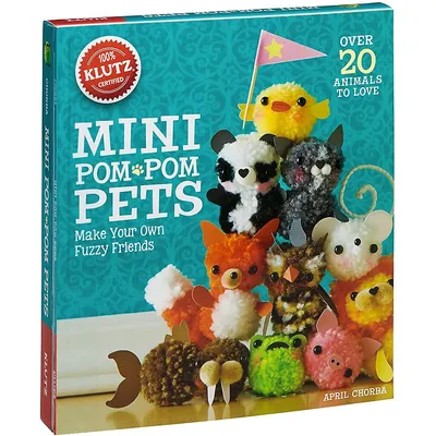 Mini Pom-pom Pets - Make Your Own Fuzzy Friends Craft Kit