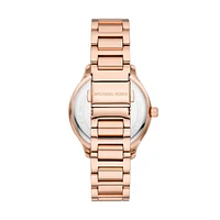 Women's Sage Three-hand, Rose Gold-tone Stainless Steel Watch