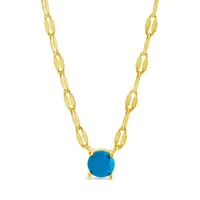 Opalina Station Necklace Necklace Sterling Forever Gold