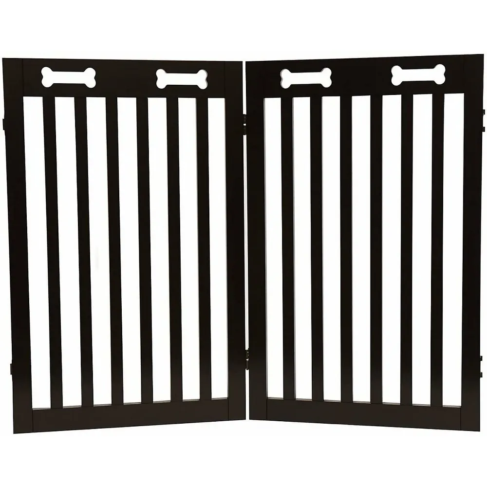 Extension Gate Kit, Set Of 2 Panels - Extension For The Free Standing Wood Dog Gate