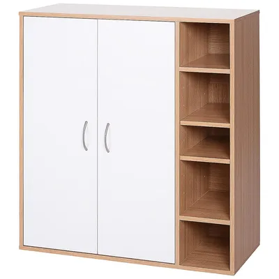 Shoe Cabinet With 5 Shelves & 1 Cabinet