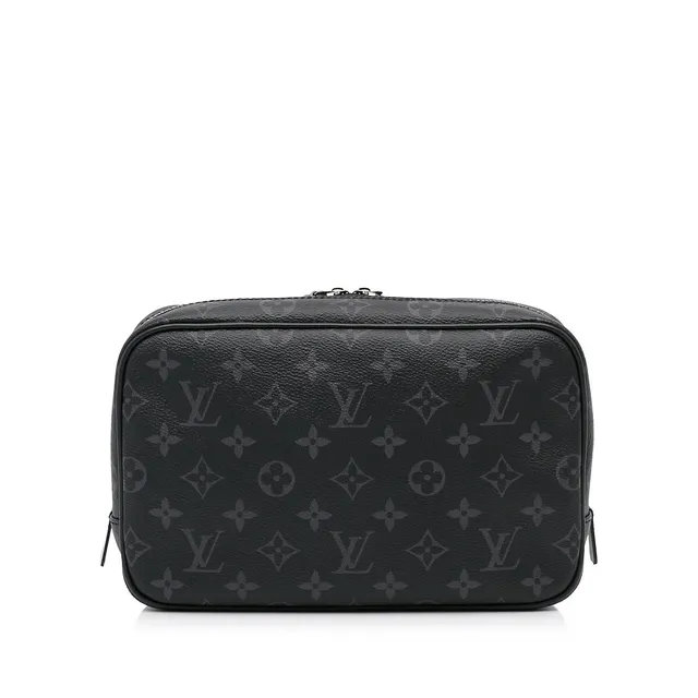 Louis Vuitton Toiletry Pouch Monogram Eclipse GM Black/Grey