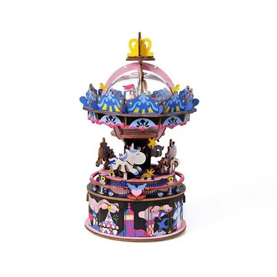Starry Night Am44 Merry-go-round Diy Music Box