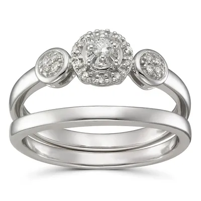 10kt Bridal Set With Diamond Ring