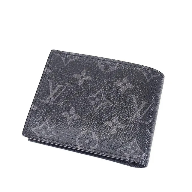 Louis Vuitton Black, Pattern Print 2019 Monogram Eclipse Multiple Wallet