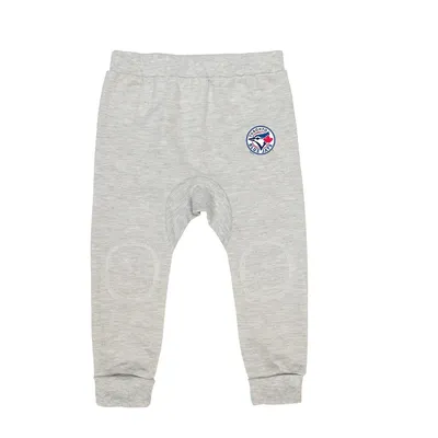 Mlb Grey French Terry Baby Pants - Toronto Blue Jays Round Logo - 18-24m