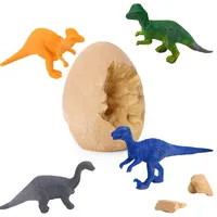 Dino Eggs Dig Kit - 6 Dinosaurs To Excavate And Paint; Arts & Crafts Stem Toys For Kids 5 Year Old +