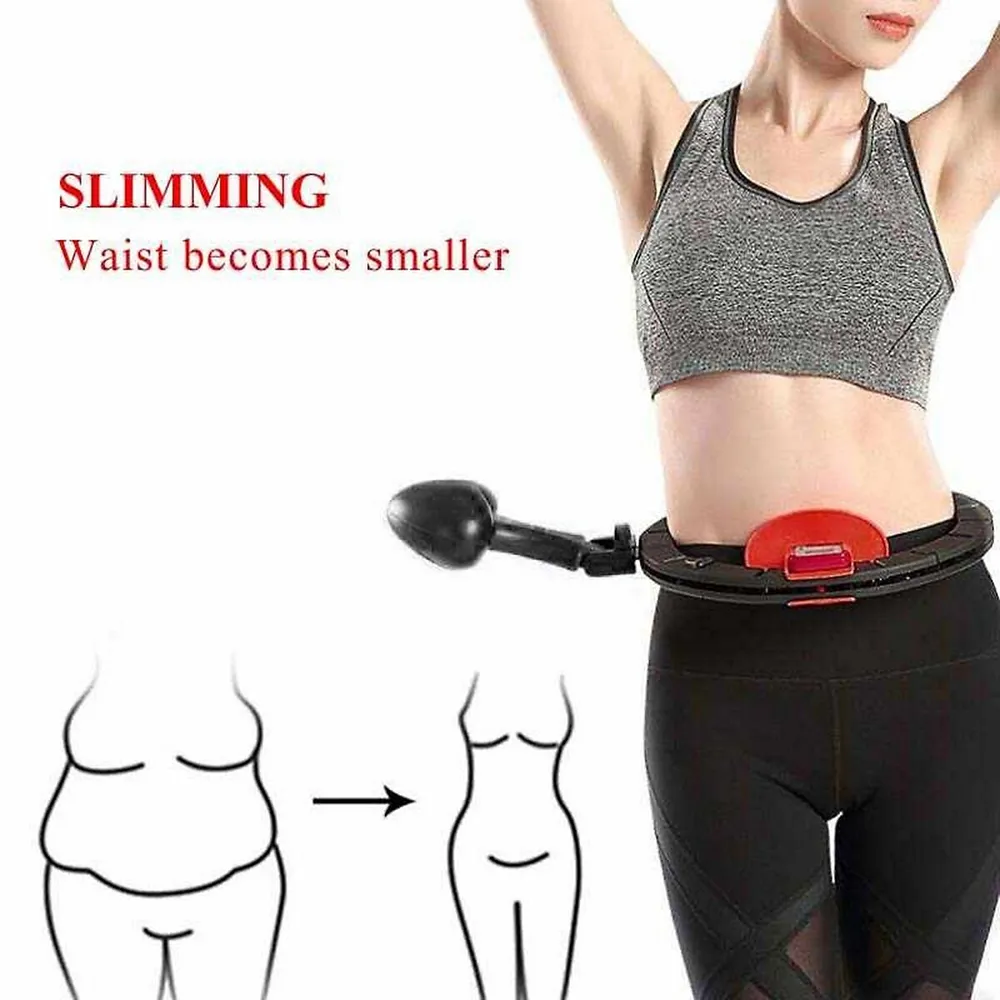 Unisex Hula Hoop Detachable Knots Adjustable Weight Spinning Ball Abdomen Fitness Weight Loss Massage