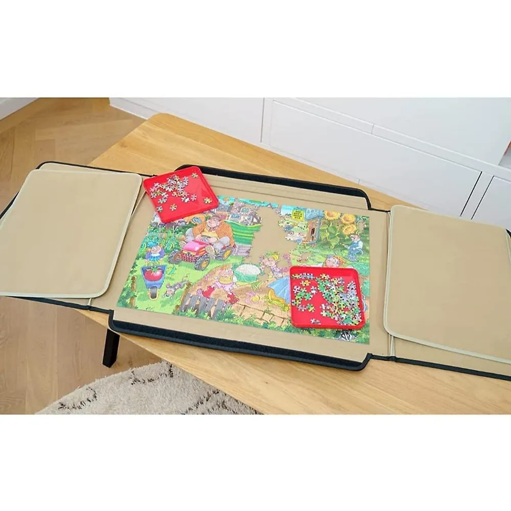 Tradeopia Jigsaw Puzzle Table 1500 Pieces- Puzzle Tri Fold Case (91cm x  65cm)