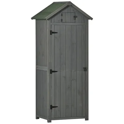 Garden Tool Cabinet, Grey