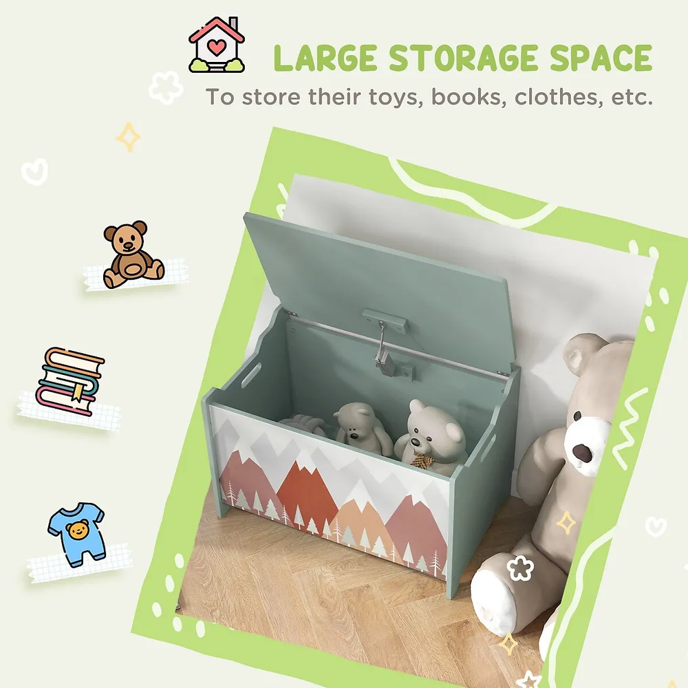 Toy Box With Lid, Chest Storage Organizer
