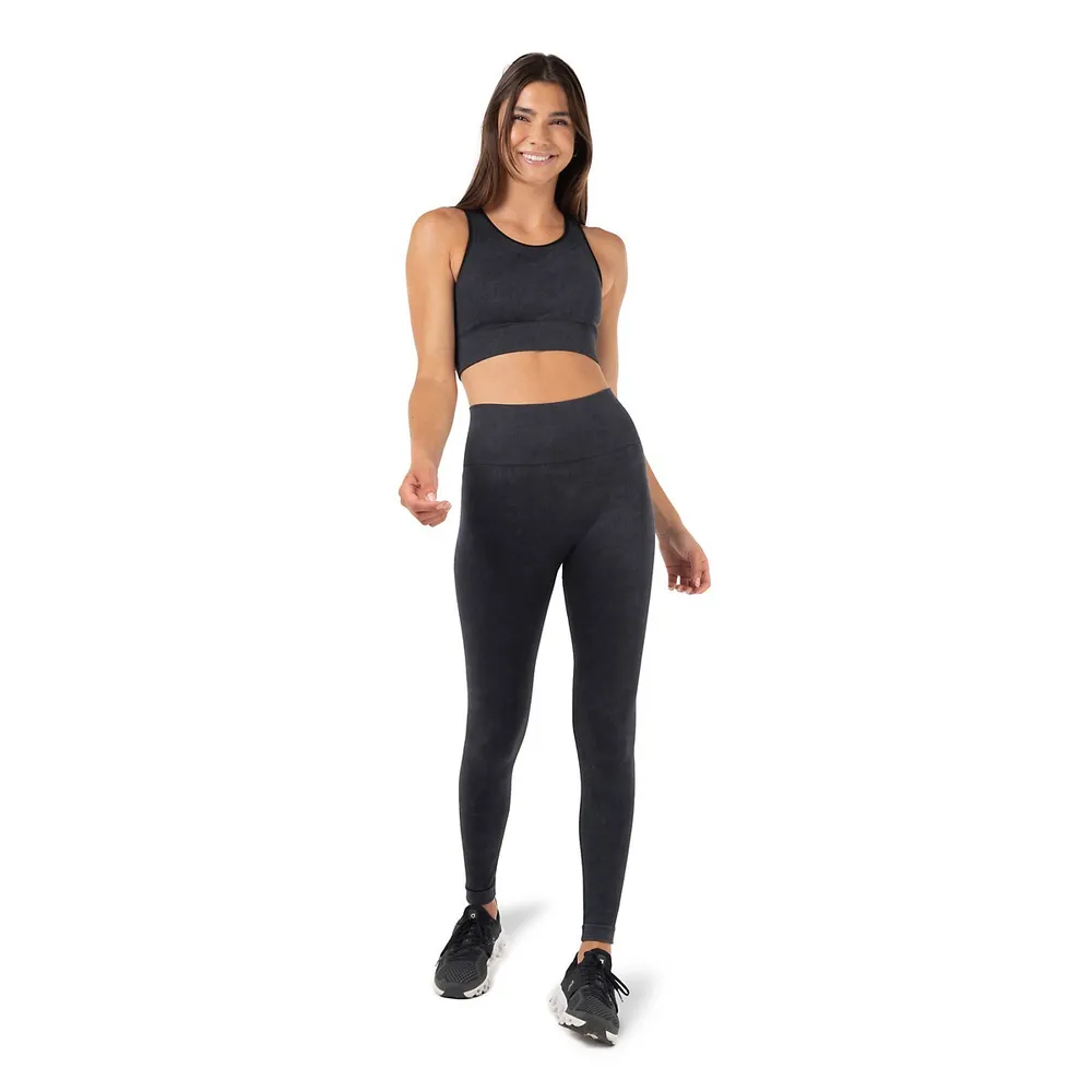 LowProfile Workout Sports Bra for Womens Longline High Impact Tops