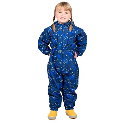 Puddle-dry Waterproof Adjustable Rain Suit For Toddler And Kids