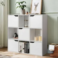 9 Cube Bookcase Cabinet Wood Bookcase