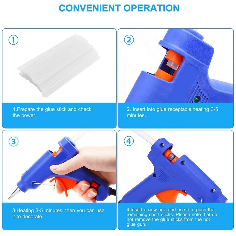 Mr. Pen- Glue Gun, Hot Glue Guns, with 10 Glue Gun Sticks, Glue Gun and  Sticks