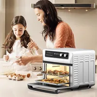 21qt Convection Air Fryer Toaster Oven 8-in-1 W/ 5 Accessories & Recipe