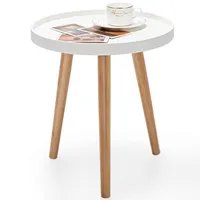 Round Side Table Sofa Coffee End Accent Table Nightstand Home Furniture