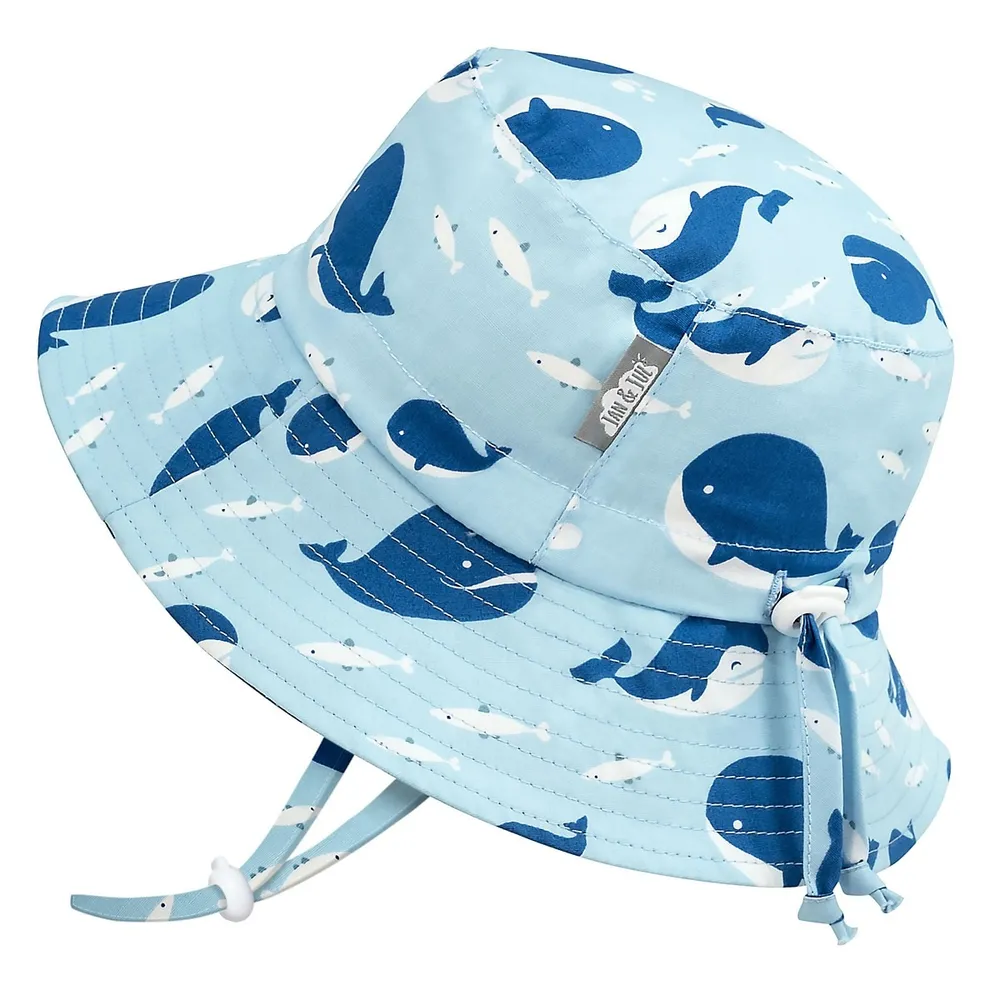 Jan & Jul Kids' Cotton Sun Hat For Boys, With Break-away Safety Chinstrap  (0-12 Years)