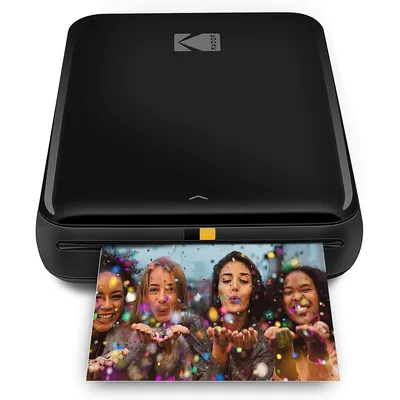 Step Instant Photo Printer With Bluetooth/nfc, Zink Technology & Kodak App For Ios Android Prints 2x3” Sticky-back Photos