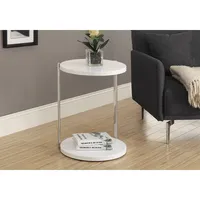 Accent Table Glossy / Metal