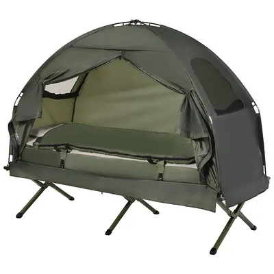 Hiking Tent Camping Bed Cot Combo