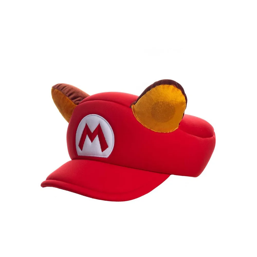 Nintendo Super Mario Tanooki Mario Raccoon Hat Cap