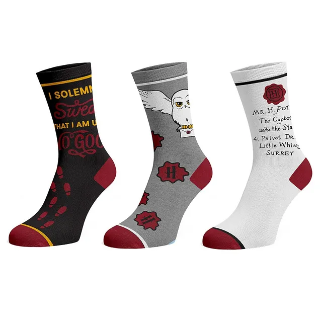Bioworld Harry Potter - Houses - Ladies / Juniors Ankle Socks - 5 Pairs