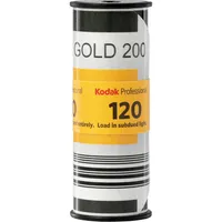Kodak Professional Gold 200 Color Negative Film (120 Roll Film, 5-pack)