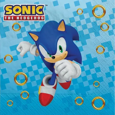 Sonic Luncheon Napkins (16 Per Pack)