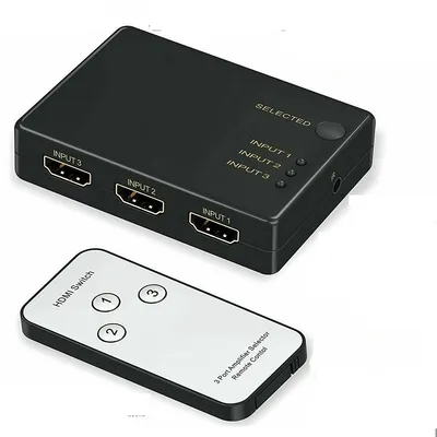 3 In 1 Out Hdmi Switch Splitter Box Auto Commutateur Out Switcher 1080 P Hd