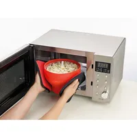 Lékué Microwave Popcorn Popper Red