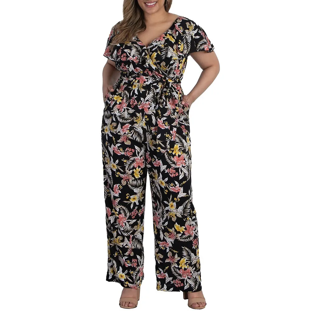 Odessa Ruffle Jumpsuit (plus Size)