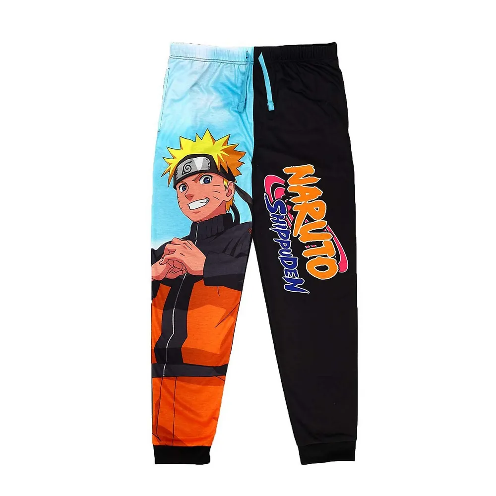 Naruto Shippuden Men's Graphic Jogger Pants 