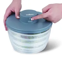 Rechargeable Electric Salad Spinner, Cordless, With Serving Bowl