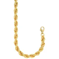 18kt Gold Plated 24" Large Rope Chain Necklace
