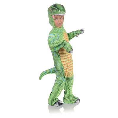 Green T-rex Printed Animals Costume
