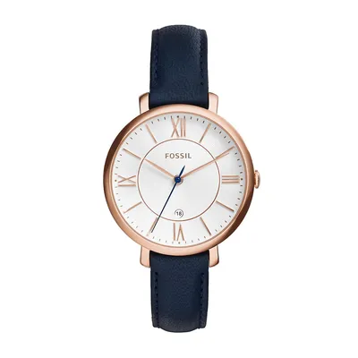 Women's Jacqueline Three-hand Day-date, Rose Gold-tone Stainless Steel Watch