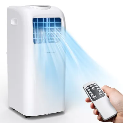 8000 Btu Portable Air Conditioner With Remote Control Cooling Fan Dehumidifier