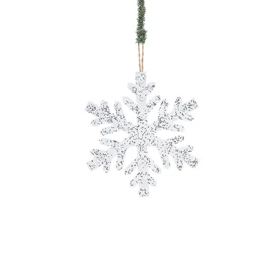 Hanging Classic Snowflake (pack Of 2)