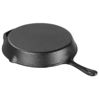 Pre-seasoned Cast Iron Skillet, 12-inch, With Handle & Silicone Cover