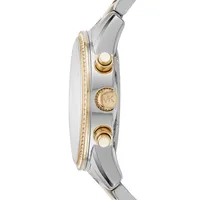 Women's Ritz Chronograph, Stainless Steel Watch