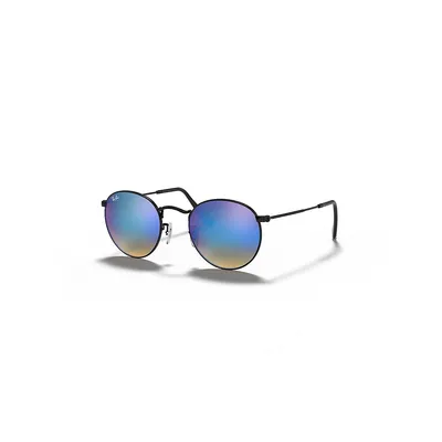 Round Flash Lenses Gradient Sunglasses