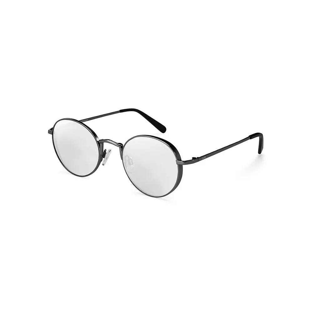 Prague 55MM Round Sunglasses