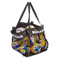 Collapsible Beach Volleyball Cart - Convertible Ball Storage Cart And Mesh Carry Bag