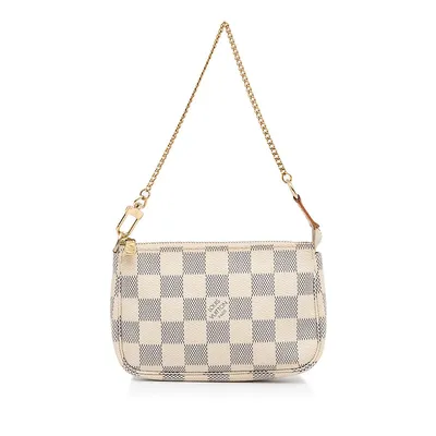 Louis Vuitton Pre-loved Damier Azur Pochette Cles