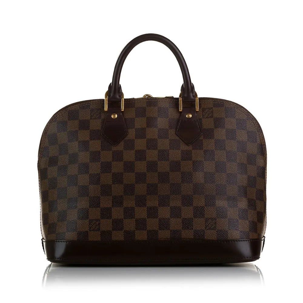 Pre-Owned Louis Vuitton Damier Ebene Saleya PM