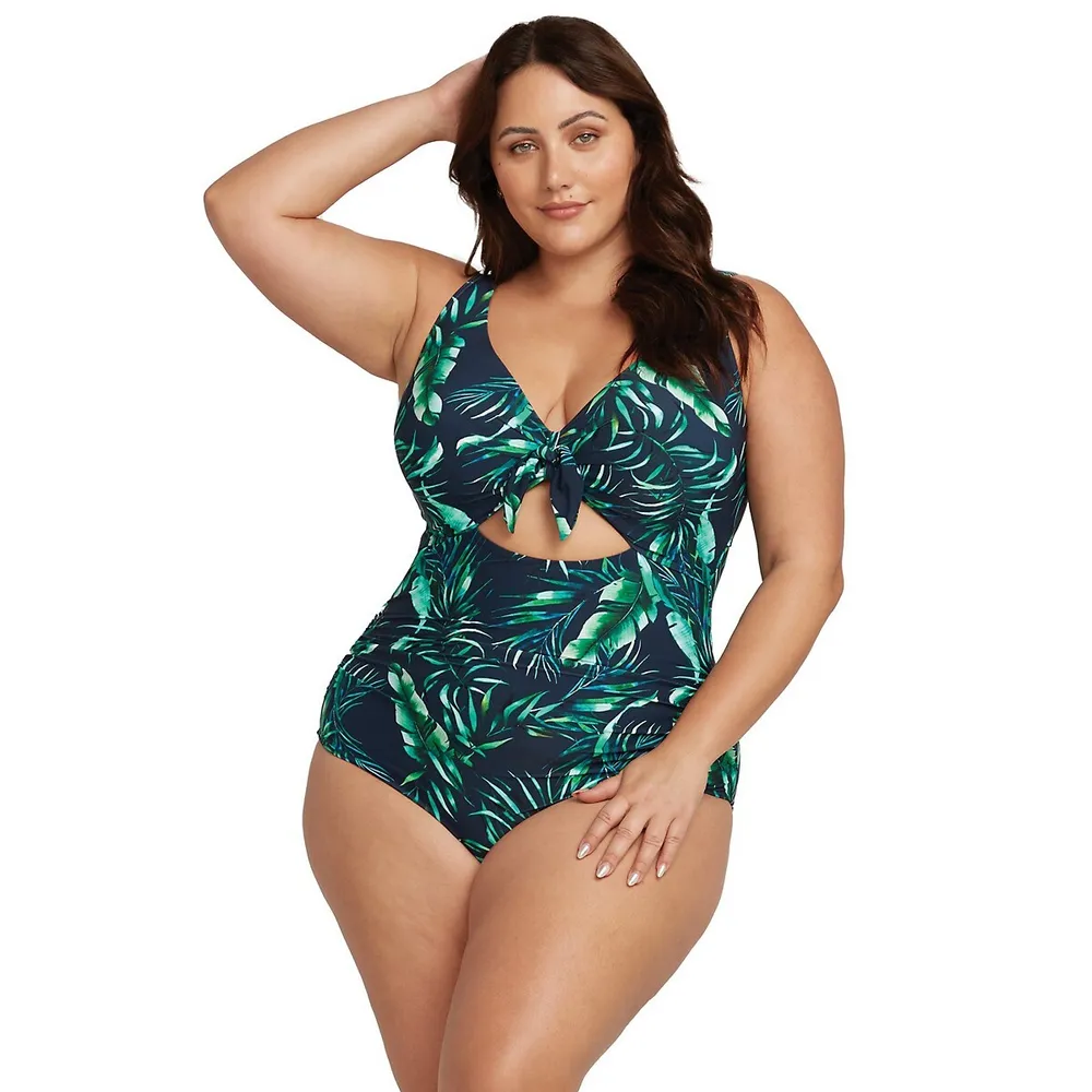 Aria Cezanne D/DD Cup Cut-out One-piece Swimsuit